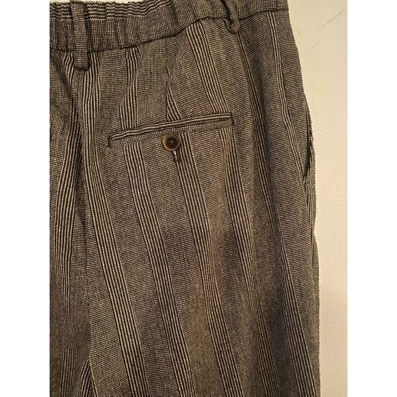 Zara Gray Plaid Wool Blend Pants Size XS - Picture 6 of 6